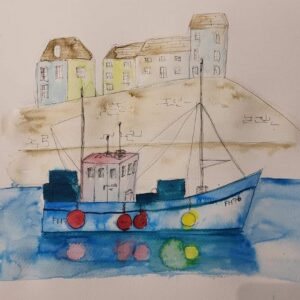 Pen and Ink Painting Classes – Cornish Harbour