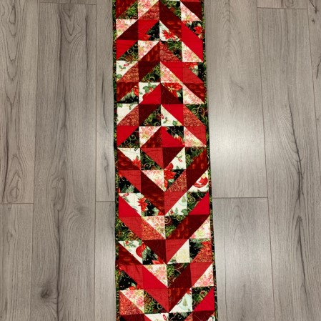 Hand Sewn Table Runner Patchwork